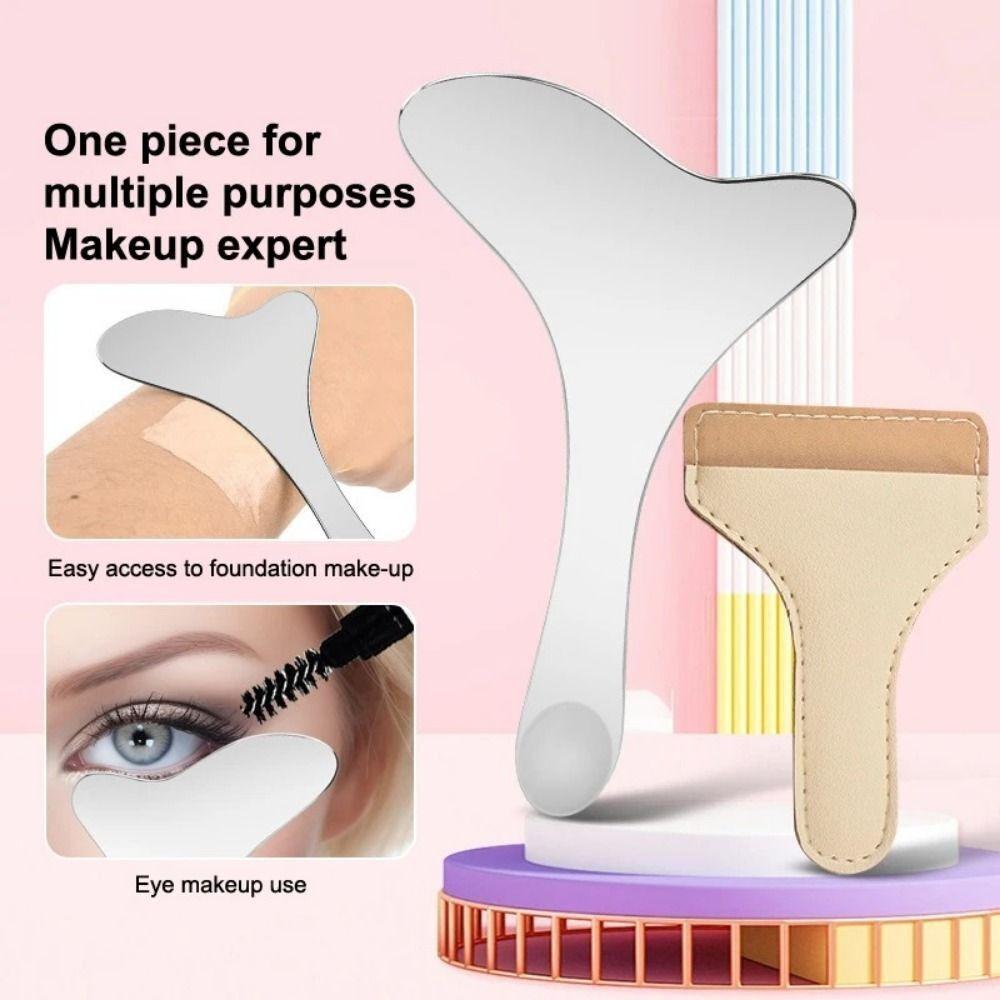 

Прочный косметический скребок из нержавеющей стали, инструмент для макияжа глаз, новый шпатель для тонального крема