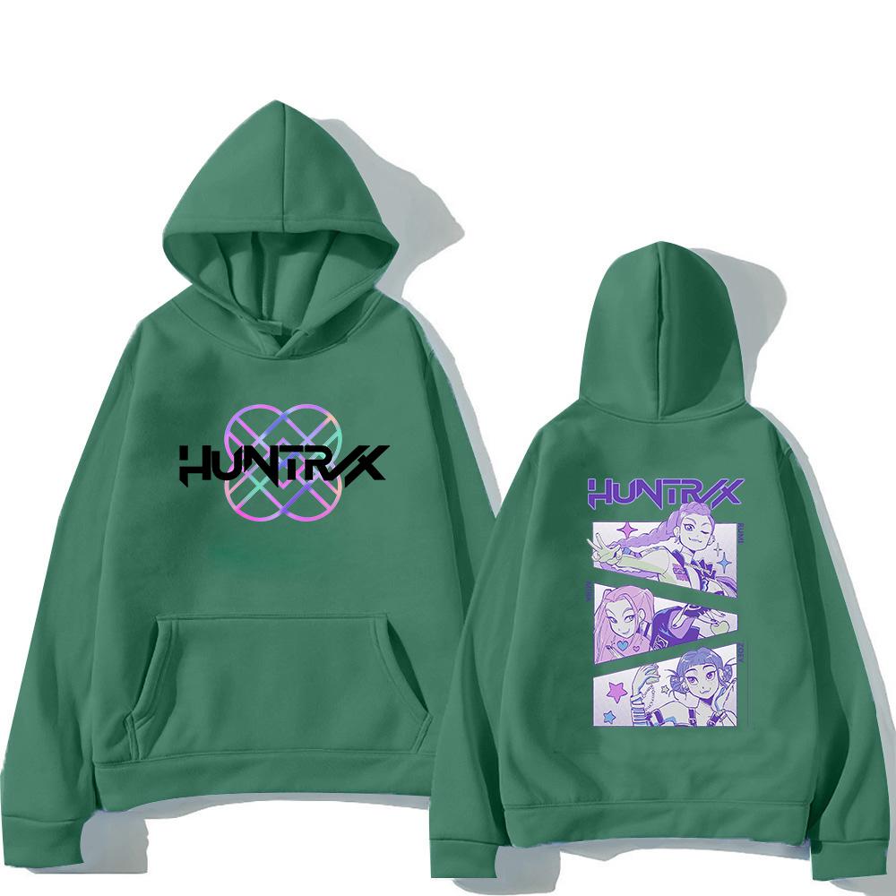 Huntrix Girl Hoodie 2025 Movie Demon Hunters Fashion Men/women Hoodies Harajuku Winter Clothes Pullover Sweatshirt Vintage