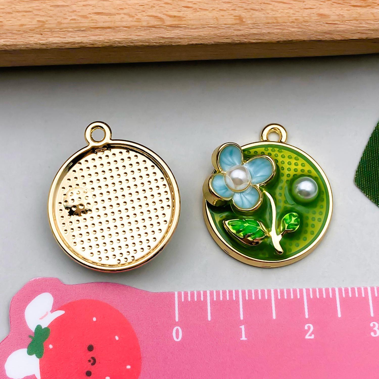 

Серьги-пусеты Monet Garden Retro 3D Flower - Женские DIY Ювелирные изделия из сплава