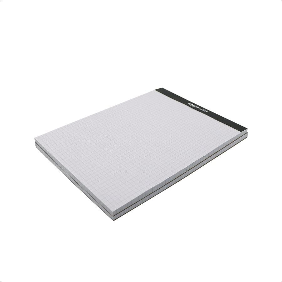 

Основы Тетрадь в клетку 2 штуки 8,5 дюйма x 11,75 дюйма 100 листов в тетради Белый United States