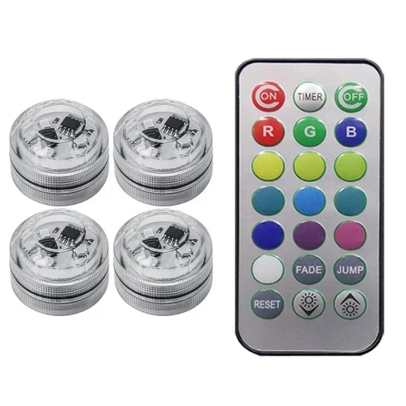 Car Remote Control Led Interior Atmosphere Light Waterproof Adhesive Decoration Car Roof House Foot Atmosphere Light