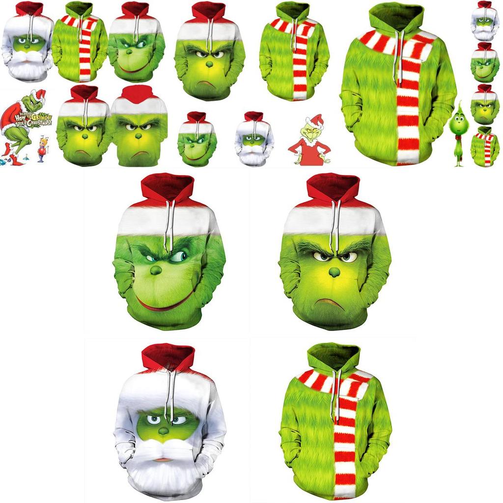 Rascal Monster Green The Mens Hoodie Jacket Shirts Sweater Custume Xmas