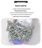 2025 New Summer Girls' Princess Sandals - Soft Sole Butterfly Crystal High Heels for Kids