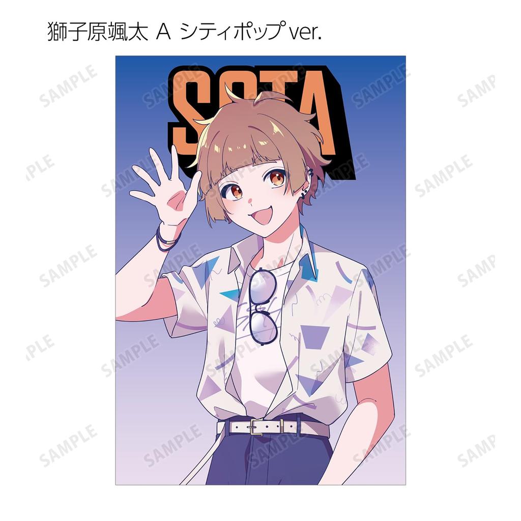 Highly feminine Aimai original city pop illustration Y2K trading postcard box of 24 Shishihara-kun, Mii's ver. & Hoshinegimi's ver.