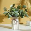 20/40/60pcs Mix Eucalyptus Leaves Stems Bulk Artificial Eucalyptus Leaves Artificial Green Plant Set for Wedding Home Gift Decor