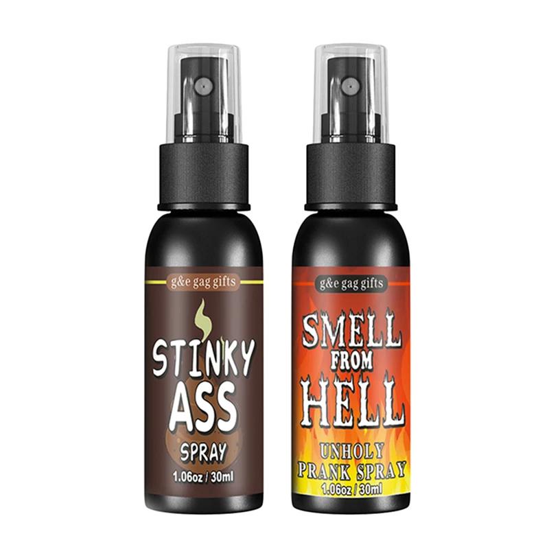 30ml Fart Gag Spray Prank Joke Plastic Smelly Stinky Gags Party Supplies Liquid Fart Gag for Adults Kids Non Toxic for Halloween