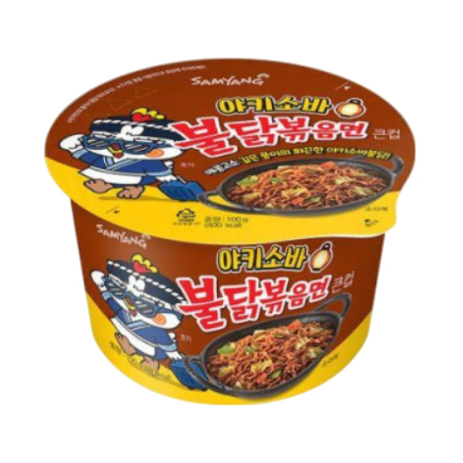SAMYANGFOODS Buldak Noodles 2x Hot Spicy Chicken Flavor Cup Ramen 100g 100g
