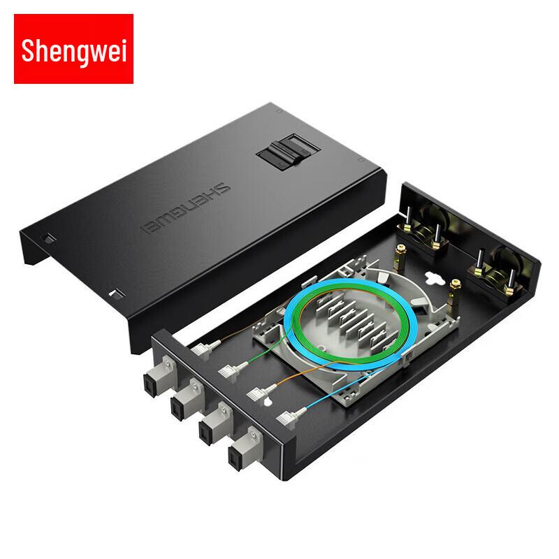 Shengwei FBO-104S-S 4-Port SC Single-Mode Fiber Optic Terminal Box