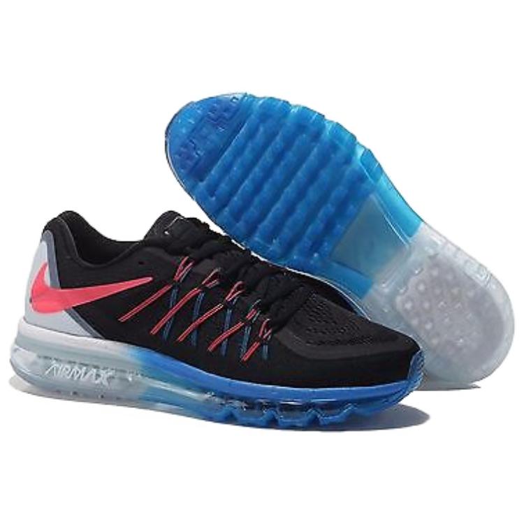 Nike Air Max 2015 Hot Lava Blue Unisex Sneakers Black Hot-Lava-White-Photo-Blue 698902-008