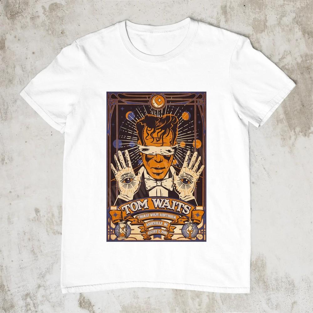 

Tom Waits Diabolist Cotton Short Sleeve T Shirt Full Size S-5XL Unisex T-Shirt M
