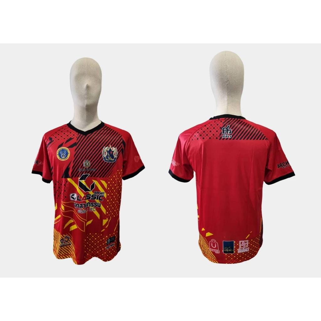 Thailand FOOTBALL League SOCCER Club Yasothon FC United TEAM Training JERSEY SHIRT Print Round Neck Unisex Men Women Quick Dry Short Sleeve Uniform