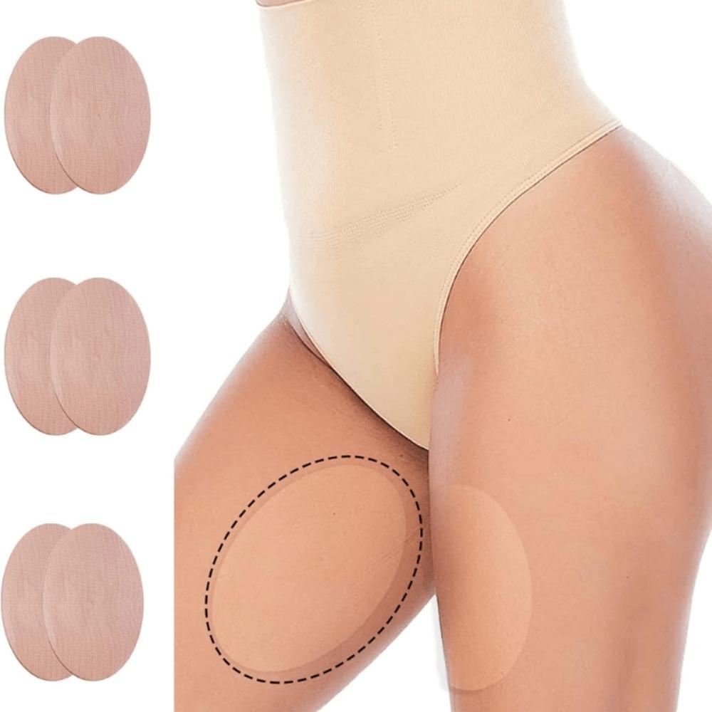 10 ks náplastí proti oděru stehen z TPU a netkané textilie, samolepicí, průhledné, neviditelné náplasti na ochranu stehen