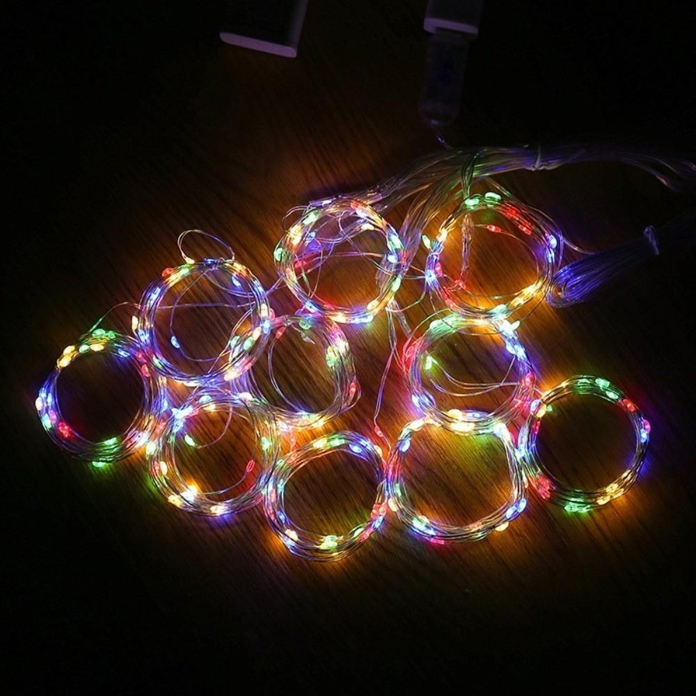 8 Lighting Modes Xmas Tree Lights Multicolor Holiday String Lights Christmas Decoration