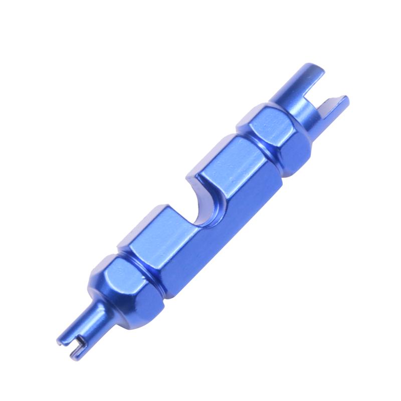 Bicycle Tire Nozzle Wrench MTB Valve Core Tool Cycling Double-head Portable Removal Disassembly Spanner Road Bike Repair Tools