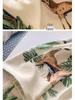Women's Ice Silk Pajama Set: Long Sleeve, High-End Forest Style for Spring & Autumn Wear