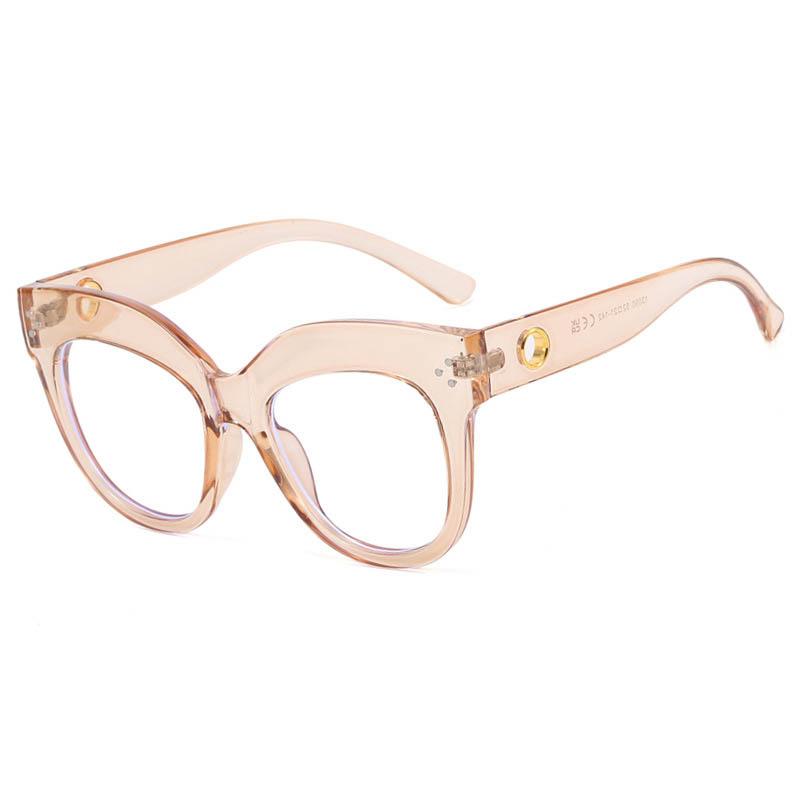 Vintage Cat Eye Glasses Nail Frame With Hollow Women Street Style Glasses Short Sight Eyewear 0 -0.5 -1 -1.25 -1.5 -2.0 To -6