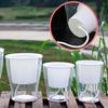 Vaso da fiori portatile Vaso da fiori per piante idroponiche autoirrigante in ABS resistente alla temperatura per la casa