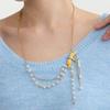 Niche Design Peace Dove Tassel Pearl Necklace Accessories Jewelry