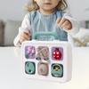 Montessori hračka Busy Board, Vzdělávací multifunkční puzzle hra s životními dovednostmi, Senzorická aktivita