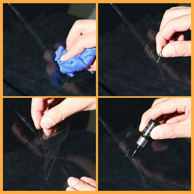 Glass Repair Fluid Durable Resin Based Windshield Repair Tools Windshield Crack Repair Glass Repair Kit For Vehicle Accessories