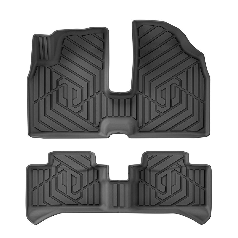 For Leapmotor T03 EV 2025-2025 Car Floor Mats Trunk Pad TPE 3D Foot Mat Odorless Tray Set Black
