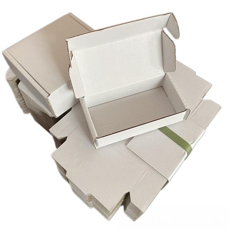 Square Airplane Box Three Layer Corrugated Cardboard Case Small Size Packaging Express Boxes 50pcs Wedding Party Gift Chocolate Candy Event Gift Box