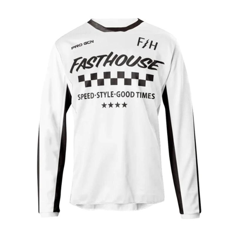 FASTHOUSE Outdoor Cross-country Motorcycle Riding Summer Quick-drying New Long-sleeved T-shirt Mountain Bike Downhill Suit