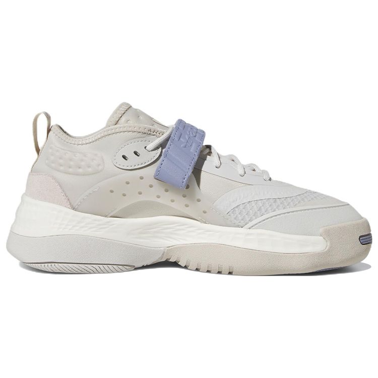 Adidas Originals Streetball 3 Comfortable Trendy Slip-Resistant Durable Lightweight Low-Top Sports Casual Shoes Women Sneakers Gray White Blue GZ9549