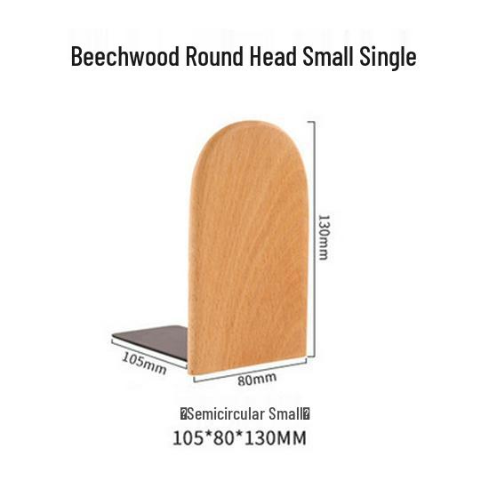 Sturdy Beech Wood Book Stand and Organizer