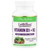 Paradise Herbs Earth's Blend Vitamin D3 + K2 5000IU Veggie Capsules 90 Count
