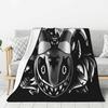 Custom Animated Anime Helluva Boss Blitzo Blanket 3D Printed Soft Flannel Fleece Warm Throw Blankets Car Bedding Sofa Bedspreads
