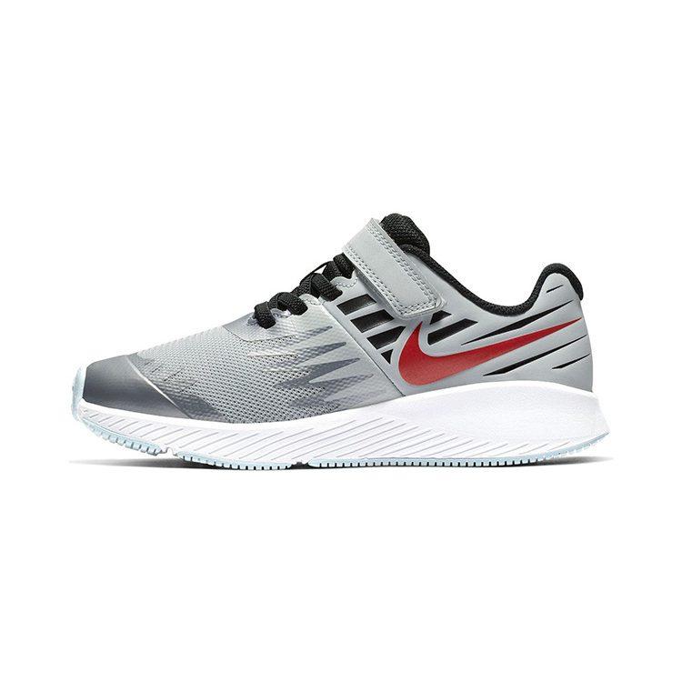 Nike Star Runner SD Round Tip Hook and Loop Leather Slip Resistant Cushioning Abrasion Resistant Low Top BQ8843-001