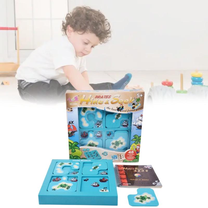 Hide Pirates Seek Iq Board Games Family Interactive Children Toys Gift Festival