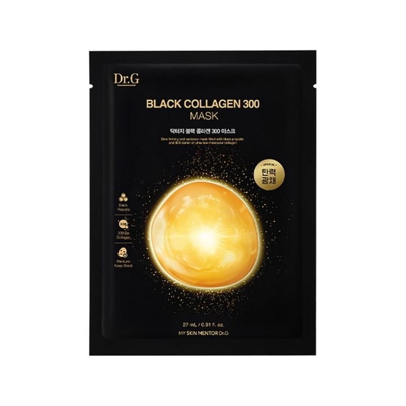 Dr.G Black Collagen 300 Mask 20ct <No Box> 540 Ml / 18.2 Fl. Oz.