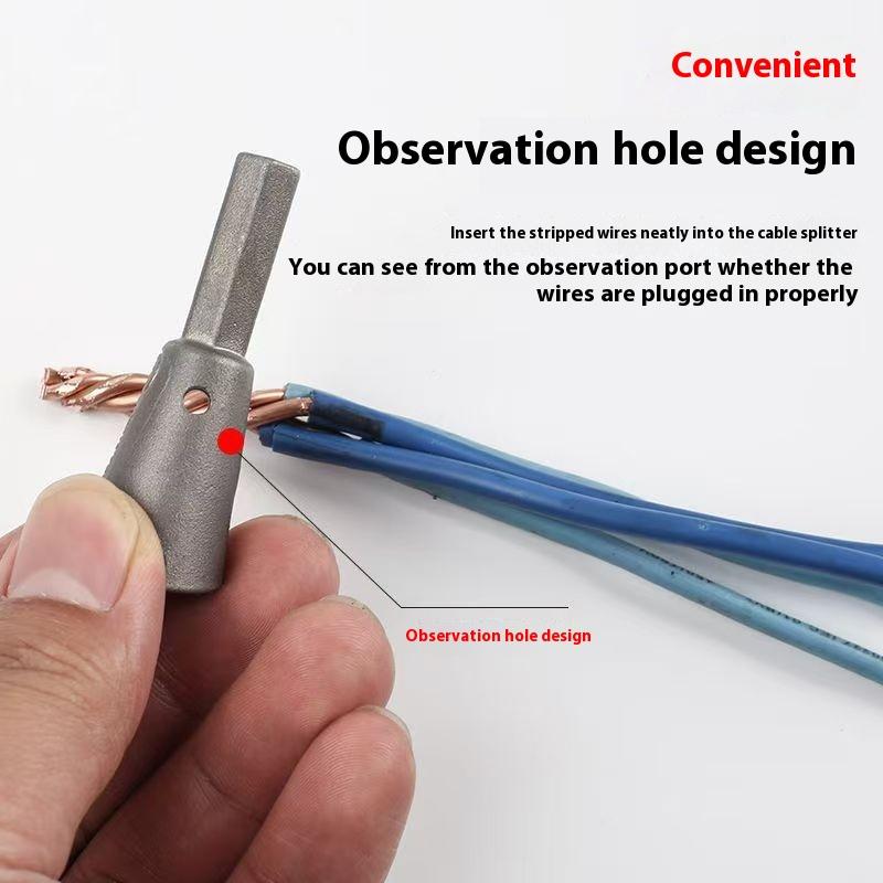 1Pc Wire Twisting Tools Quickly Twister Power Drill Drivers Twisted Connector Cable Device Multi-Tool