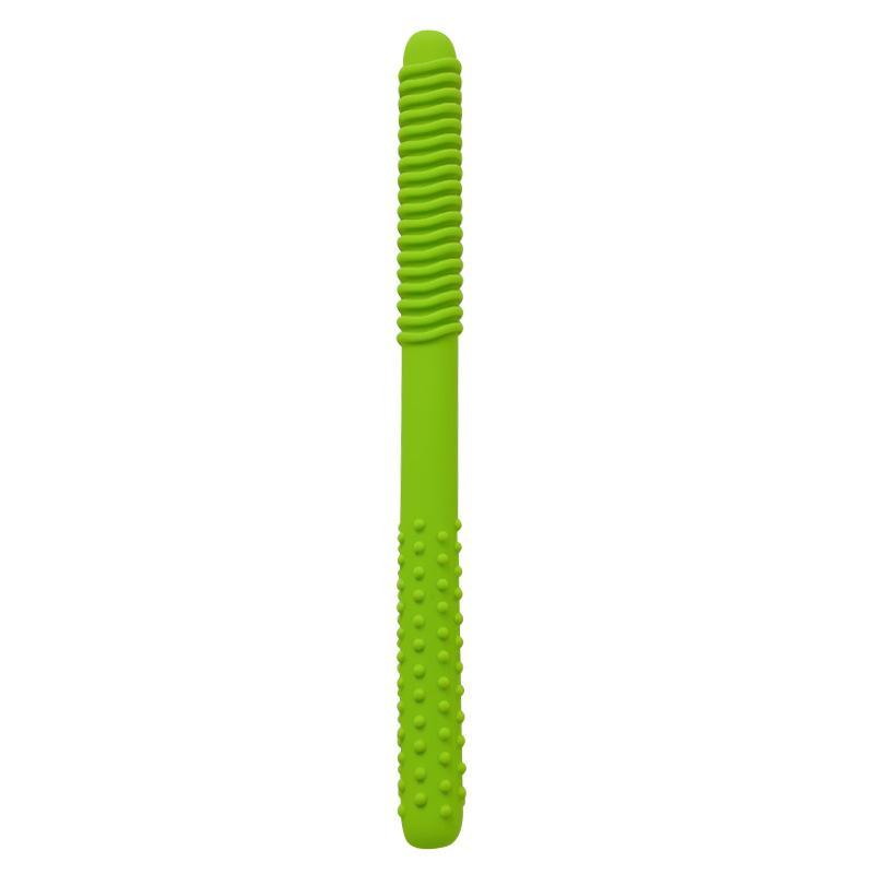Reusable Baby Chewing Tube Non-Toxic Silicone Teeth Massager Hollow Molar Teether for Kids Speech Therapy Daily Use
