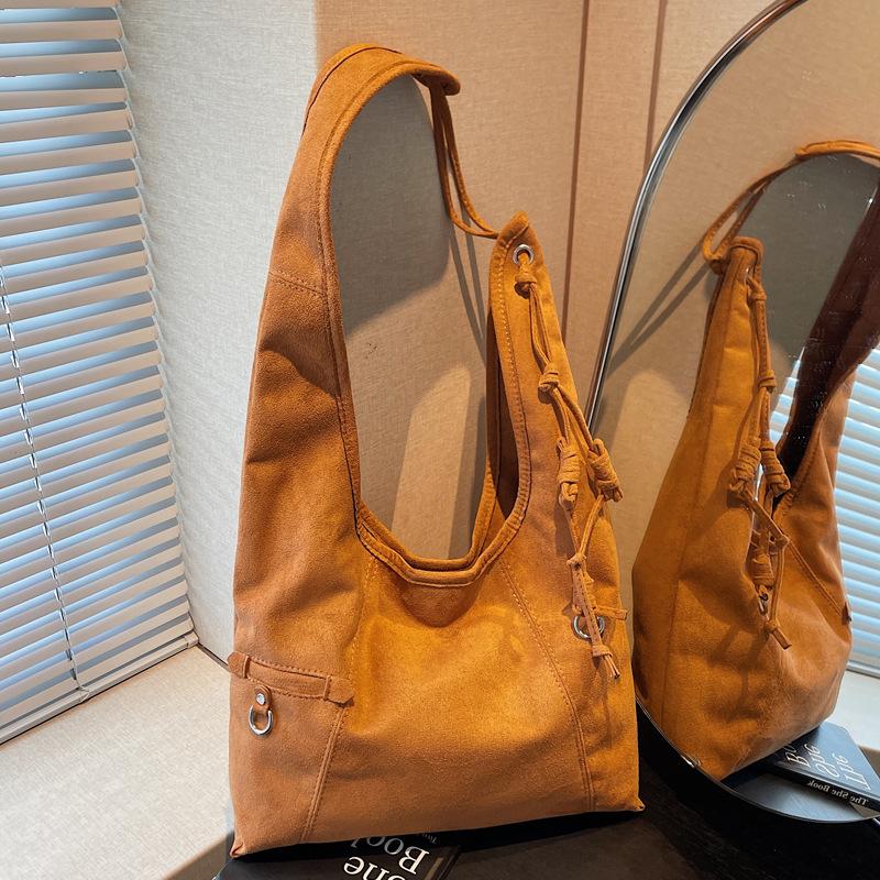 Retro Large-capacity Tote Bag Women's 2025 New Casual Large-capacity Shoulder Bag Fashion Design Messenger Bag Tide