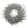 Artificial Plastic Window Wreath Purple Green Leaf Wreath Festive Door Wreath  Photography Prop