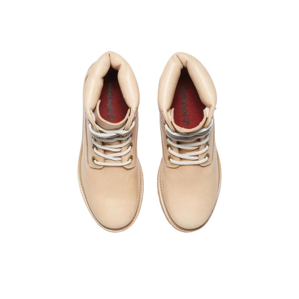 Timberland Stivale Impermeabile Premium da Donna da 6 Pollici Beige Medio Pelle Piena A2HR8-EN2