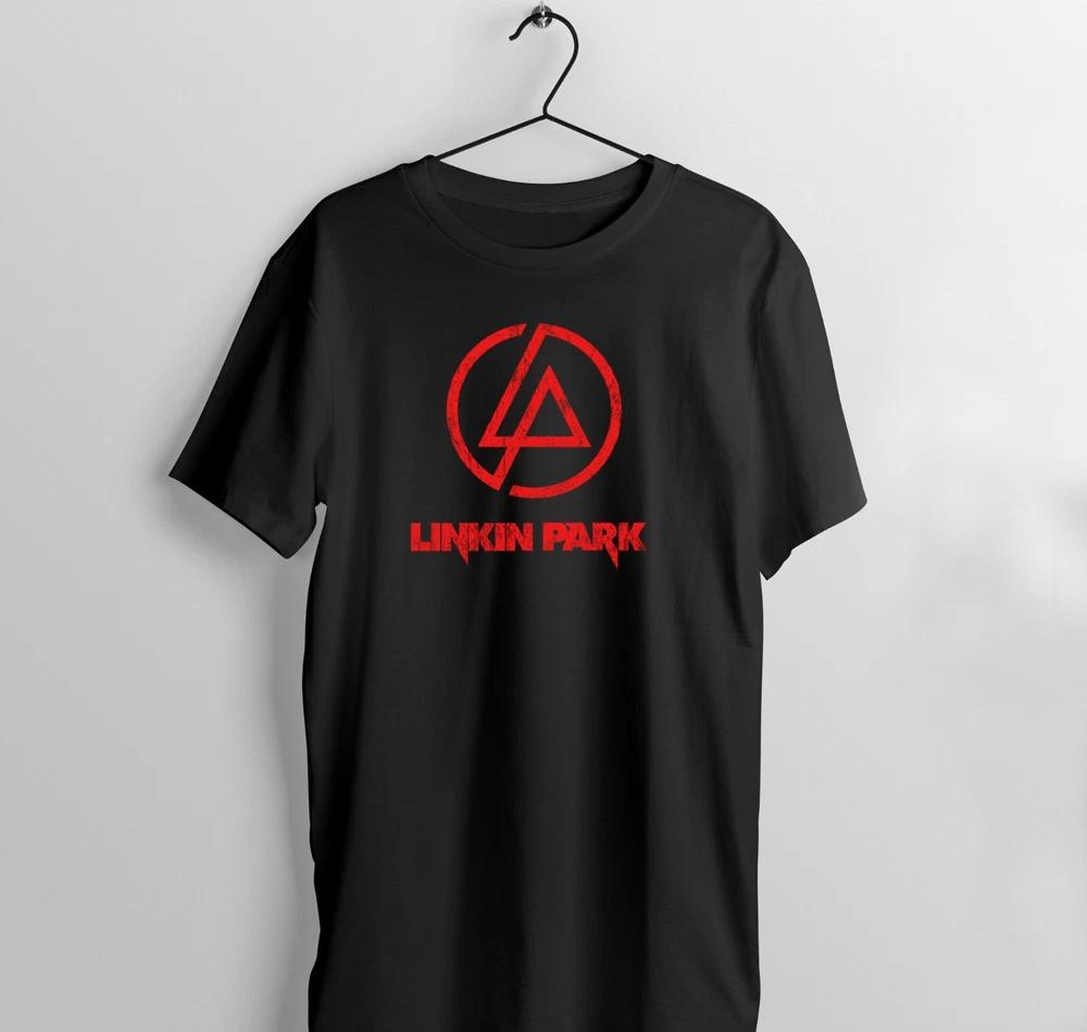 L Park red logo image on a Black TShirt made of a breathable polyester gift XL