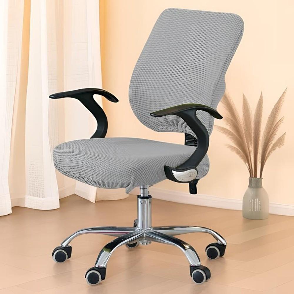 2Pcs/Set High Elastic Office Chair Covers Thicken Armchair Cover New Computer Chair Cover