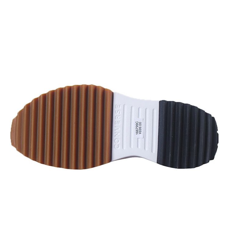 Converse Run Star Hike Yüksek Beyaz Siyah Gum Unisex Spor Ayakkabı 166799C