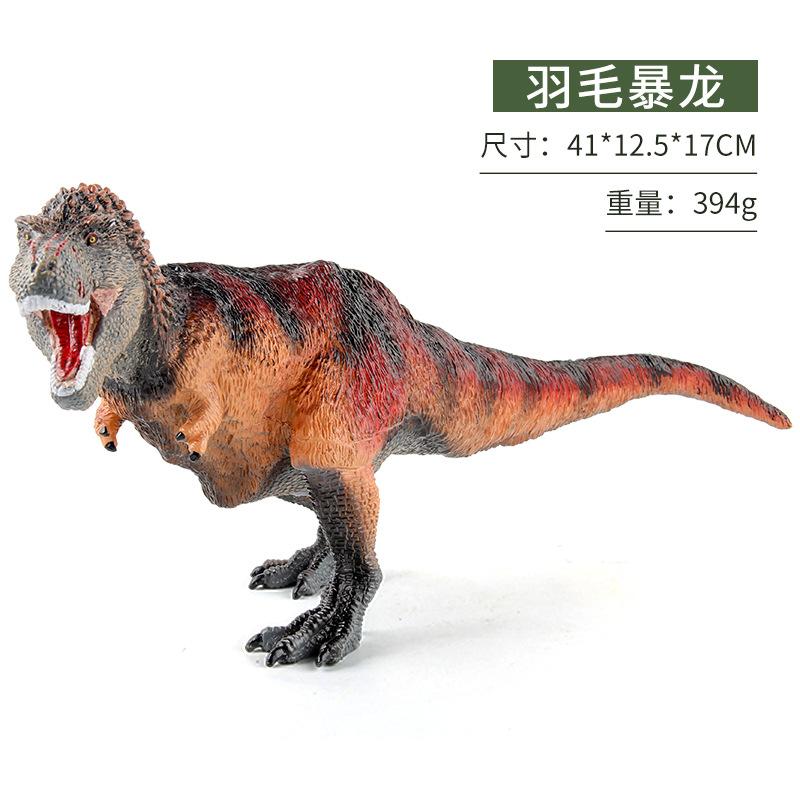 Source Jurassic Dinosaur World Cotton-Filled Toys Large Rex, Tyrannosaurus Soft Rubber Dinosaur Model