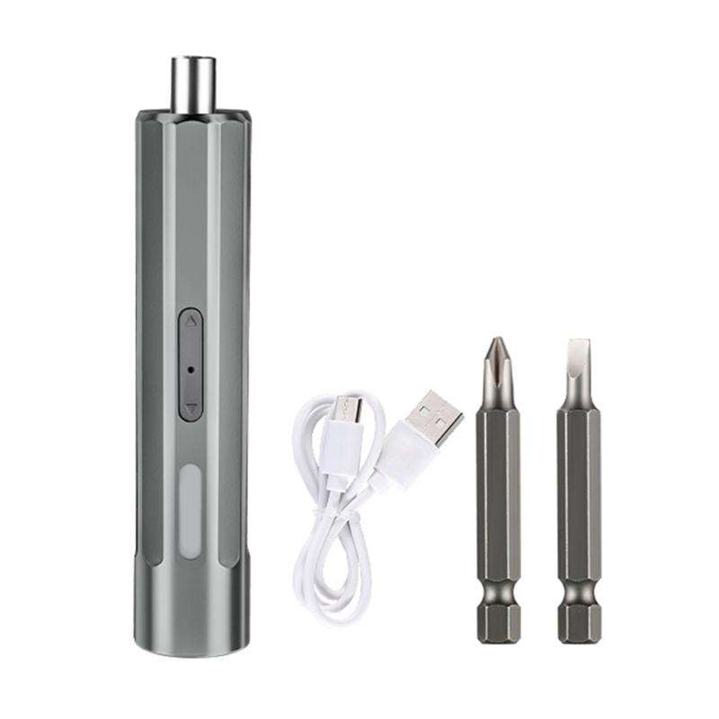 Electric Screwdriver 3Nm, 3.7V Cordless Screwdriver Set with Torque Settings,Steel Bits,2000mAh Rechargeables Battery