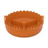 Food-grade 3 Grids Oven Tray Multi-color Divided Airfryer Basket Silicone Air Fryer Liners  Home
