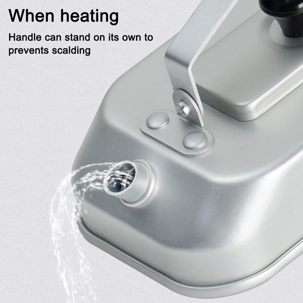 Υπαίθριος βραστήρας από κράμα αλουμινίου Αναδιπλούμενη λαβή Κάμπινγκ Βραστήρας Φορητό Καφετιέρα Νερό για πικνίκ