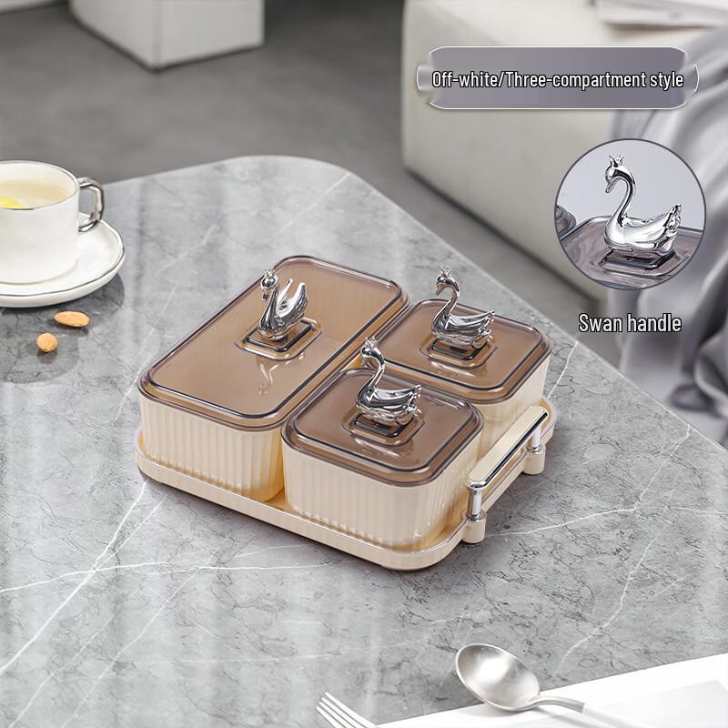 

Light Luxury Transparent Fruit and Candy Plate