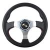 Universal Mini Drifting Steering Wheel Racing Car PVC Modification Aluminum Frame Light Weight 320mm(13inches)