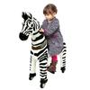 RANGS Eco Pony Zebra Sezon dla dzieci w wieku 3 lat i o nośności porusza się jak prawdziwy koń 2, w górę, 30 kg,