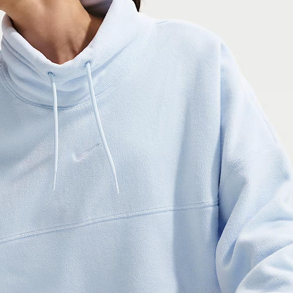 Nike Ein Therma Fit Weiches Bequemes Warmes Einfarbiges Fleece-Oberteil Damen Oberteile HV3703-441